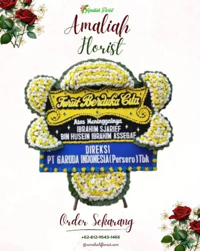 Papan Bunga Duka di Ciseeng